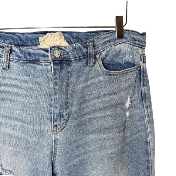 Altar’d State Galveston Women’s Medium Wash Flare Jeans Sz 31 - Picture 4 of 11